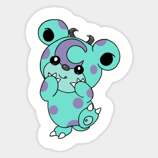 Polka Dot Bear Sticker